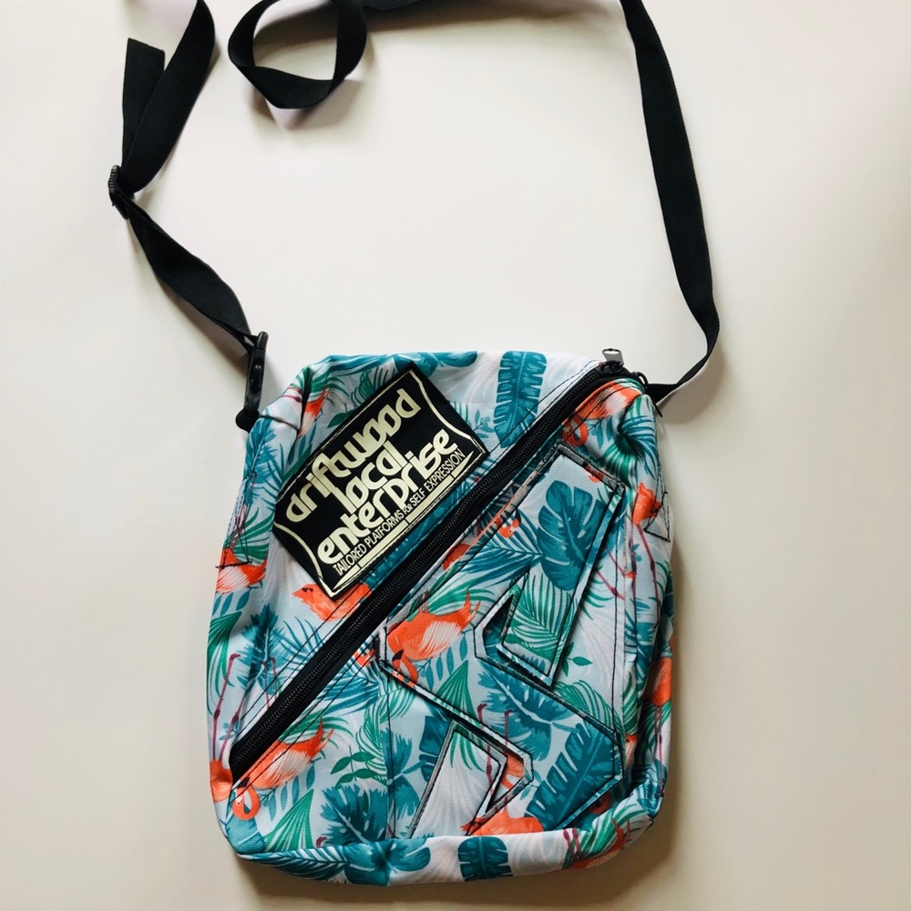 Brand New heavy duty Sling bag in Tropical Print